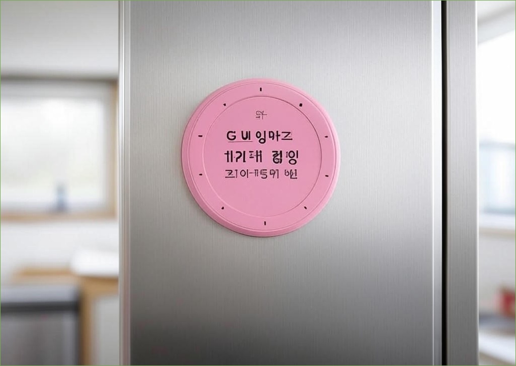 GUNU 요리조리 마그네틱 주방 타이머, 핑크, 1개 - 이미지 1